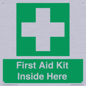 First Aid Kit Inside Here